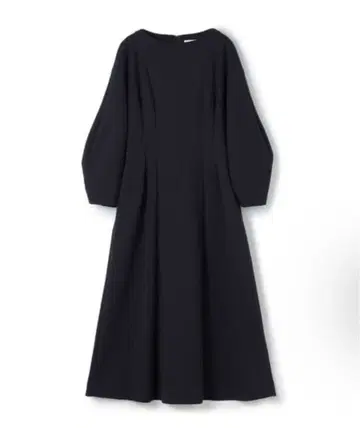 부클레 저지 코쿤 슬리브 원피스