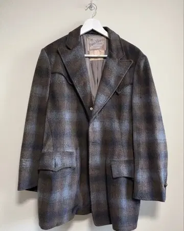 레어 LAND-N-LAKES 울 캐시미어 혼방 웨스턴 요크 자켓