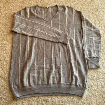 SOFT V넥 스웨터 사이즈 1 그레이