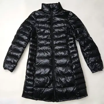 울트라 라이트 블랙 다운 자켓 여성용 L 사이즈
