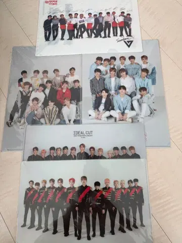 SEVENTEEN 집합 클리어 파일 5장 세트