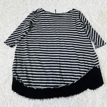 TANG 타앙 보더 니트 튜닉