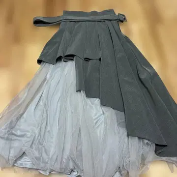 RANDA 튤 도킹 스커트