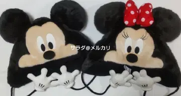 디즈니 미키 미니 팬캡 모자 방한 2개 세트