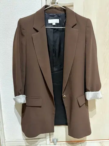 ZARA 브라운 테일러드 자켓