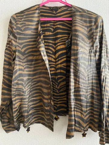 이타리야 제브라 패턴 테일러드 자켓