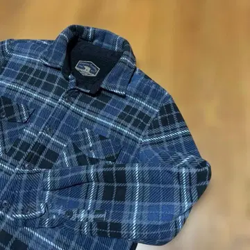 플리스 플란넬 셔츠 체크 무늬 보아 안감