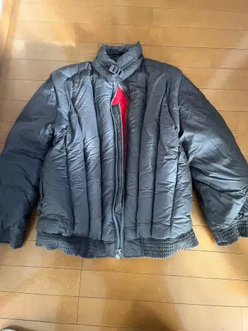 PHILIP MORRIS 다운 자켓 L 사이즈 그레이/레드