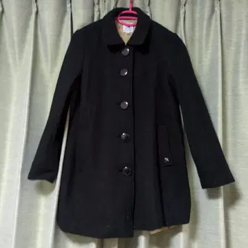 아놀드 파머 블랙 롱 울 코트 M 사이즈