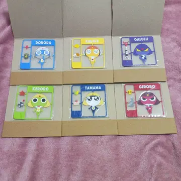 개구리 중사 케로로 클리어 러버 코스터입니다2 컴플리트 세트