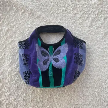 nana 나비 자수 핸드백