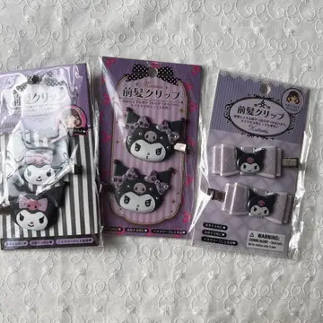 산리오 쿠로미 앞머리 클립 3개 세트
