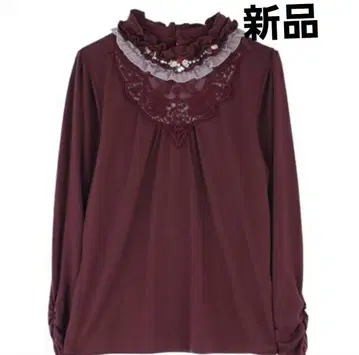 택 포함 미사용 새상품 엑시즈팜 가든 프릴 티셔츠