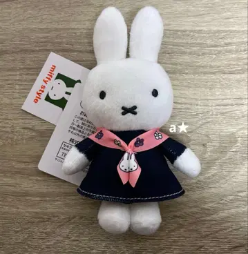 미피 스타일 데님 & 스카프 마스코트