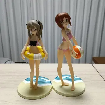 걸즈 앤 판처 프리미엄 썸머 비치 피규어 2개 1
