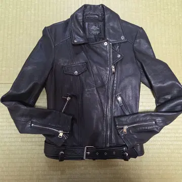 희소 ZARA Trafaluc outerwear 양가죽 라이더 XS