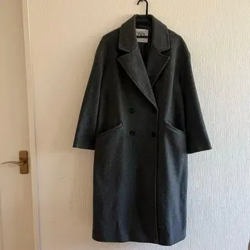 ZARA 롱 코트 차콜