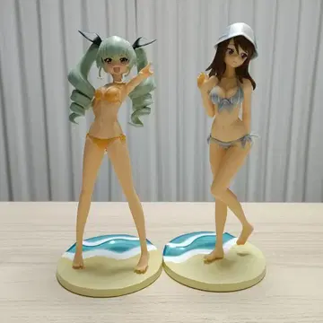 걸즈 & 판처 프리미엄 썸머 비치 피규어 2체 2