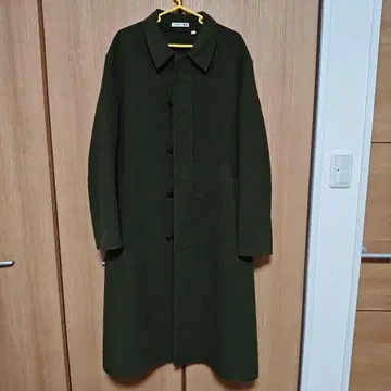 UNIQLO x JWA 더블 페이스 싱글 코트 카키