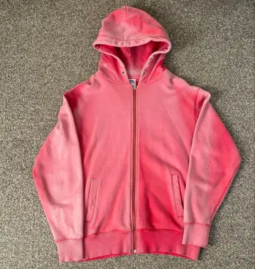 RUSSELL 80s 90s 페이드 후드 지퍼 후드티 usa제