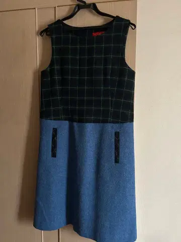 요크랜드 오버롤 스커트