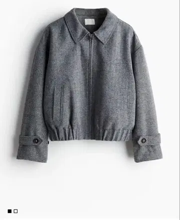 H&M 카라 부착 자켓