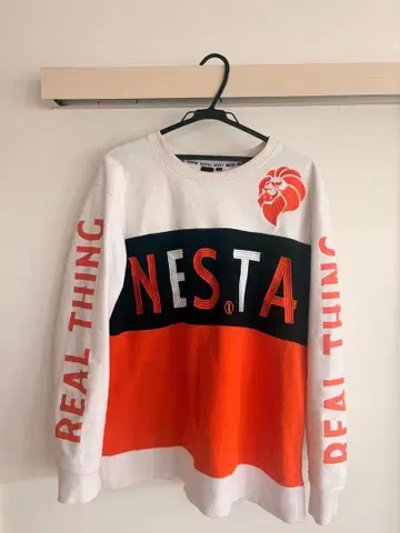 NESTA 로고 프린트 긴팔 트레이닝복