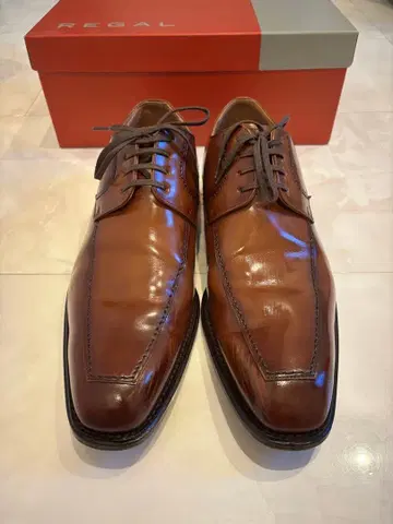 [새상품급] 리갈 124R 가죽 신발 브라운