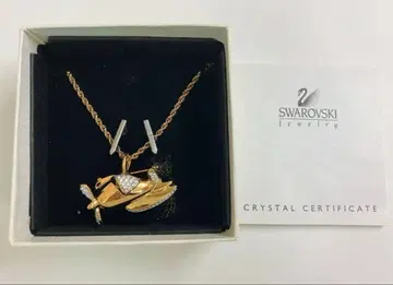 SWAROVSKI 목걸이 비행기 탑 스와로브스키 액세서리