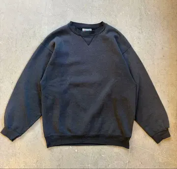 90s hanes 맨투맨 흑먹색 페이드