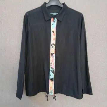 LEONARD 블랙 긴팔 셔츠