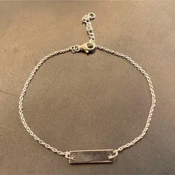 SILVER925 SQUARE PLATE BRACELET/실버