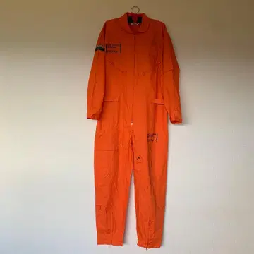 에어포스 레스큐 오렌지 작업복