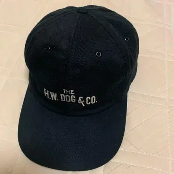 H.W. DOG & CO. 블랙 야구 모자
