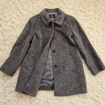 레리안 알파카 혼방 코트 그레이 9