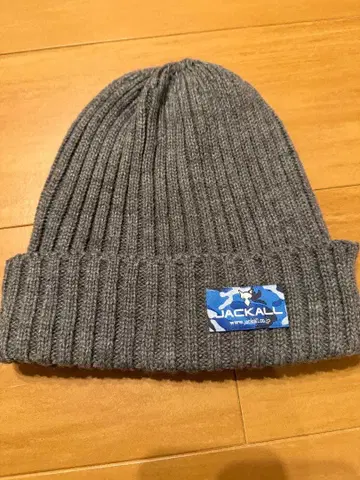JACKALL 그레이 니트 모자