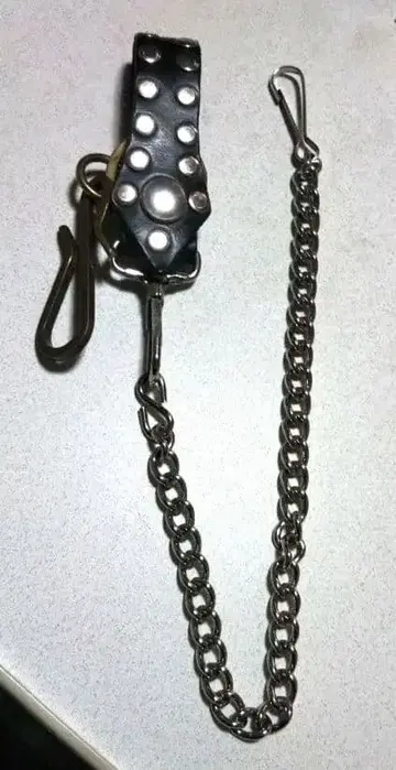 빈티지 트래커 지갑 체인 USA 아웃 로 바이커