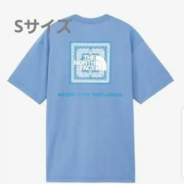 THE NORTH FACE 쇼트 슬리브 반다나 스퀘어 로고 티 반팔 T