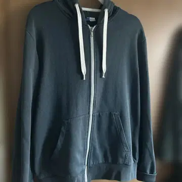 다크 그레이 풀 집업 후드티 M 사이즈