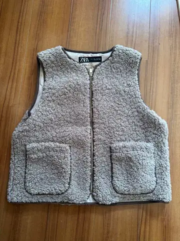 ZARA 플리스 자켓 S