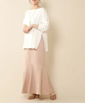 시너리 SHENERY 사이드 슬릿 티셔츠