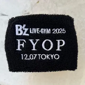B'z FYOP 12/7 회장 한정판 리스트 밴드