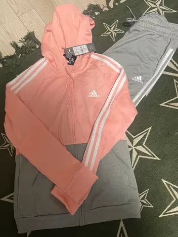 adidas 저리 세트 핑크/그레이 OT