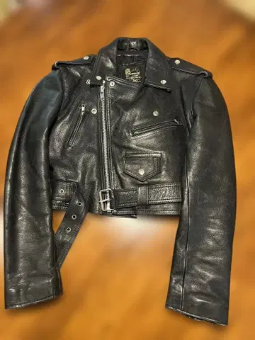 여성용 블랙 더블 라이더 자켓