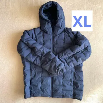 유니클로 퍼프 테크 후드티 XL