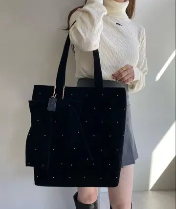 niceclaup 리본 참 포함/벨로아 x 비쥬 토트백 덕질