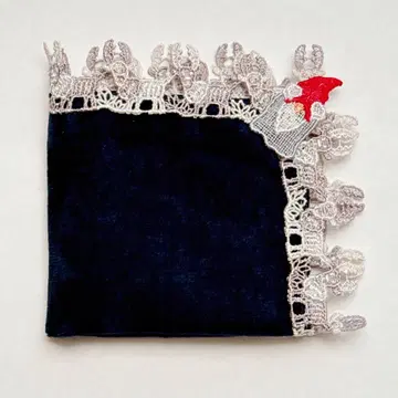 [ 긴자와 레이스 ] 산타 할아버지 타월 손수건 1장