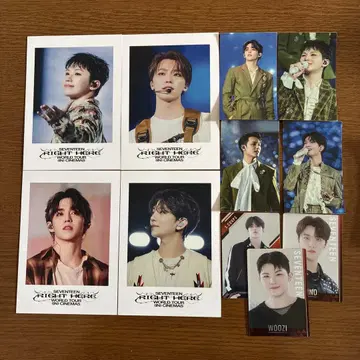 SEVENTEEN RIGHT HERE 엽서 4장 스티커 4점 카드 3장