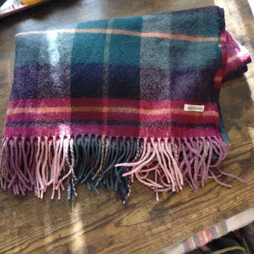 체크 무늬 스톨