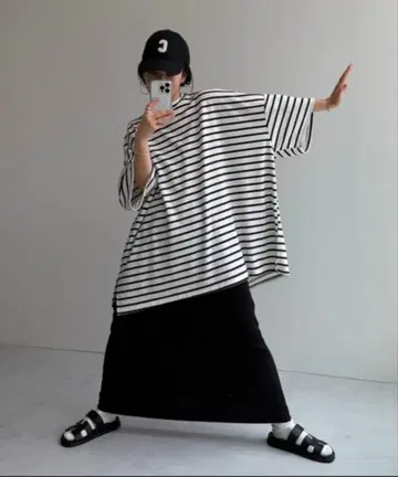 [ 한정 특가 ] wee9s/슈퍼 루즈 라이트 스웨트 티(반팔)